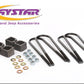 Daystar 2003-2013 Dodge Ram 2500 4WD (w/AAM 10.5 Axle & w/o Overloads) - 2in Rear Block & U-Bolt Kit