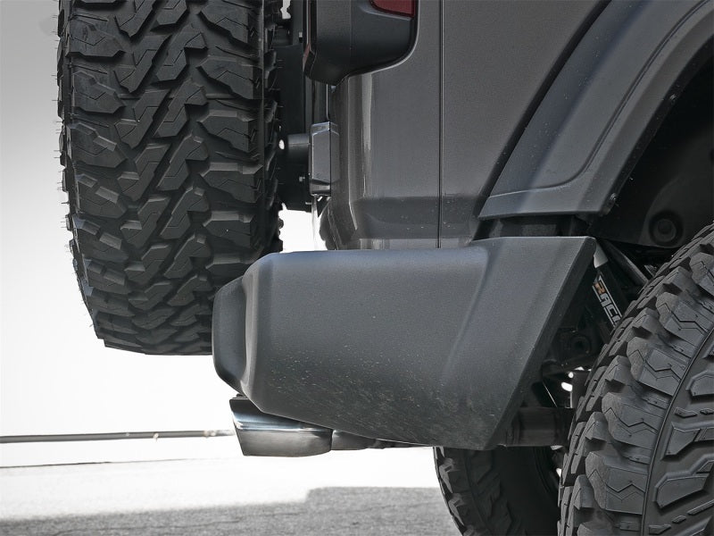 aFe Rebel Series 2.5in. 304 SS C/B Exhaust System 2018 Jeep Wrangler (JL) V6-3.6L - Polished Tip