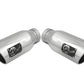 aFe MACH Force-XP 304 SS Single Wall Polished Exhaust Tip Pair 4in Inlet x 6in Outlet x 15in L