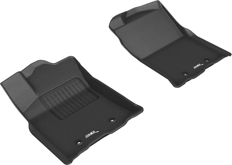 3D MAXpider 2018-2020 Toyota Tacoma Access/Double Cab Kagu 1st Row Floormat - Black