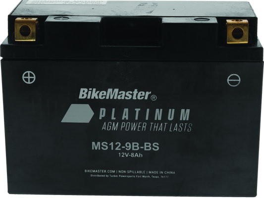 BikeMaster AGM Battery - MS12-9B-BS