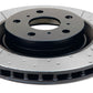 DBA 11-14 Ford Mustang GT (w/Standard Brakes) 3.7L Front Drill & Slot Street Series Rotor w/Blk Hat