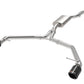 afe MACH Force-Xp 13-16 Audi Allroad L4 SS Axle-Back Exhaust w/ Carbon Tips