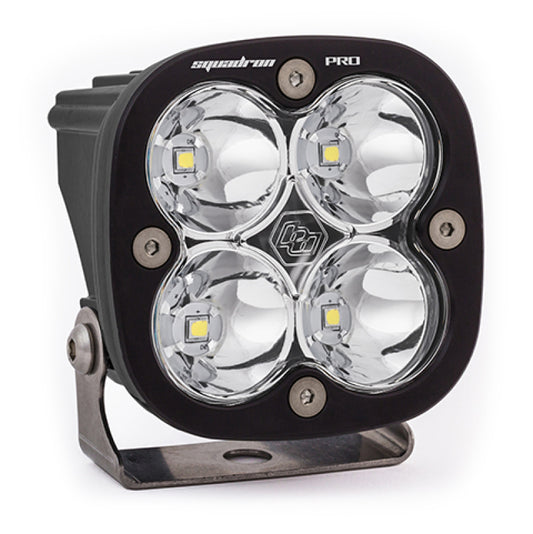 Baja Designs Squadron Pro Spot Pattern Black LED Light Pod - Clear