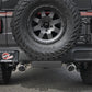 Rebel Series 2.5in 304 SS Cat-Back Exhaust w/ Polished Tips 2018+ Jeep Wrangler (JL) V6 3.6L