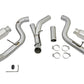 aFe LARGE Bore HD 4in Dual DPF-Back SS Exhaust w/Polished Tip 16-17 GM Diesel Truck V8-6.6L (td) LML