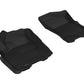 3D MAXpider 2009-2015 Nissan Titan King/Crew Cab Kagu 1st Row Floormat - Gray