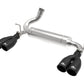 aFe Vulcan Series 2.5in 304 SS Axle-Back Exhaust Black 07-18 Jeep Wrangler (JK) V6-3.6/3.8L