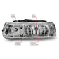 ANZO 1999-2002 Chevrolet Silverado 1500 Crystal Headlights Chrome