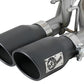 aFe Rebel Series Cat-Back 2.5in Dual Center Exit SS Exhaust w/ Black Tips 07-14 Jeep Wrangler V6