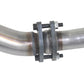 aFe Twisted Steel Delete Down-Pipe and Y-Pipe 2 to 2-1/2in Alum Steel Exhaust 12-16 Jeep Wrangler