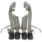 aFe MACH Force-Xp Axle-Back Exhaust System w/ Carbon Fiber Tips Chevrolet Corvette (C7) 14-19 6.2L