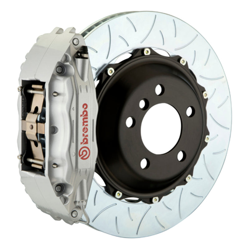 Brembo 87-91 928 S4/GT Front GT BBK 4 Piston Cast 2pc 355x32 2pc Rotor Slotted Type-3-Silver