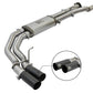 aFe POWER Rebel Series 3in 409 SS Cat Back Exhaust w/ Black Tips 17 Ford F-150 Raptor V6-3.5L