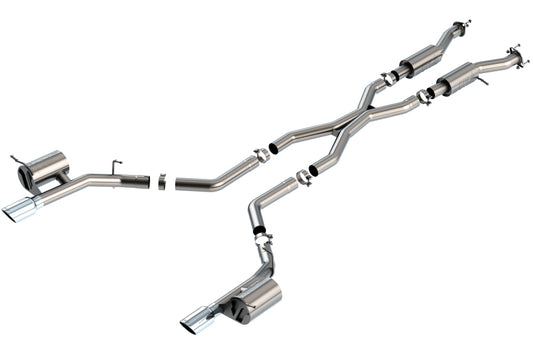 Borla 2021+ Dodge Durango SRT Hellcat 6.2L V8 AWD S-Type Cat-Back Exhaust System - T-304SS