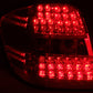 ANZO 2006-2007 Mercedes Benz M Class W164 LED Taillights Red/Clear