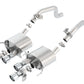 Borla 2014 Chevrolet Corvette C7 6.2L 8cyl ATAK Exhaust w/ NPP Dual Mode (rear section only)