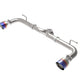 aFe Takeda 2-1/2in 304 SS Axle-Back Exhaust w/ Blue Flame Tips 14-18 Mazda 3 L4 2.0L/2.5L