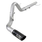 aFe Atlas 4in Aluminized Steel DPF-Back Exh 18-19 Ford F-150 V6-3.0L (td) w/ Black Tip