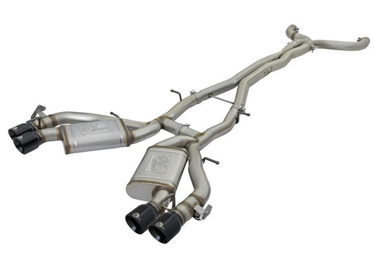 aFe MACHForce XP 3in 304 SS Cat-Back Dual Exhaust w/ Black Tips 16-17 Chevy Camaro SS V8-6.2L