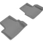 3D MAXpider 2016-2019 Chevrolet Volt Kagu 2nd Row Floormats - Gray