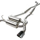 aFe Takeda 2-1/2in 304SS Cat-Back Exhaust Infiniti G37 08-13/Q60 14-15 V6-3.7 w/ Carbon Fiber Tips