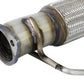 aFe Power Twisted Steel SS304 Downpipe 2.5in w/Cat 17-18 Hyundai Elantra L4-1.6L (t)