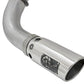 aFe LARGE Bore HD Exhausts 4in DPF-Back SS-409 2016 Nissan Titan XD V8-5.0L CC/SB (td)