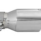 aFe MACH Force-Xp Univ 304 SS Double-Wall Clamp-On Exhaust Tip - Polished - 3in Inlet - 4.5in Outlet