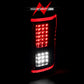 ANZO 15-17 Ford F-150 LED Taillights Black w/ Sequential