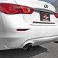 aFe Takeda 2.5in 304 SS Axle-Back Exhaust w/ Black Tips 16-18 Infiniti Q50 V6-3.0L (tt)