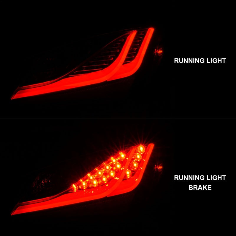 ANZO 10-13 Hyundai Genesis 2DR LED Taillights Smoke