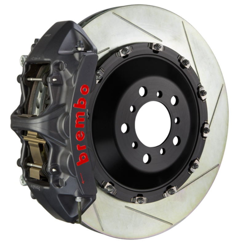 Brembo 10-19 Ghost Front GTS BBK 6 Piston Cast 411x34 2pc Rotor Slotted Type-1-Black HA