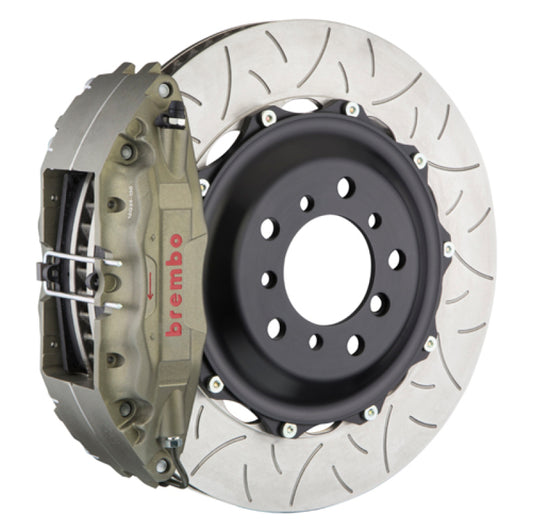 Brembo 95-98 993 C2/993 C4 PISTA Front Race BBK 4 Piston Cast 2pc 355x32x53a 2pc Rotor T3-Clear HA