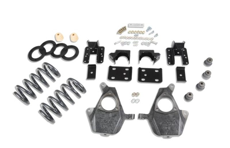 Belltech LOWERING KIT 14 Silverado/Sierra Ext/Crw Cab 2WD 3in or 4in Ft/5in or 6in Rr w/o Shocks