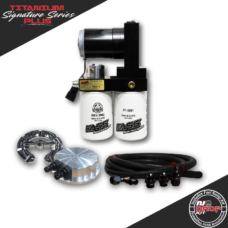 No-Drop Series Plus 165GPH Fuel System for 2001-2010 Silverado/Sierra Duramax 6.6L (600-1000hp) FASS