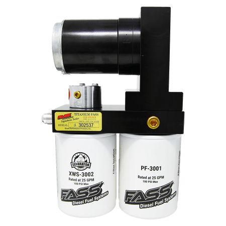 FASS Titanium Signature Series Diesel Fuel System 100GPH (8-10 PSI) for Dodge RAM Cummins 6.7L 2019-2020, Stock-600hp