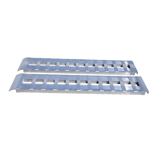 Gen-Y Heavy-Duty 12ft Aluminum Loading Ramps 15in x 144in 4K Capacity Per Ramp - Pair