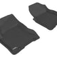 3D MAXpider 2008-2013 Nissan Rogue Kagu 1st Row Floormat - Black