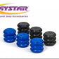 Daystar Stinger Bump Stop Rebuild Kit (Incl. 3 Black EVS Inserts and 3 Blue EVS Inserts)