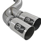 aFe Power 11-14 Ford F250/F350 6.7L Diesel Rebel XD 4in 409 SS DPF-Back Exhaust System - Pol Tips