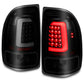 ANZO 1997-2004 Dodge Dakota LED Taillights Black Housing Smoke Lens Pair