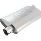 Borla Universal Pro-XS Muffler Oval 2.5in Inlet/Outlet Offset/Offset Notched Muffler