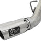 aFe ATLAS 4in DPF-Back Alum Steel Exhaust System w/Dual Exit Polished Tip 2017 GM Duramax 6.6L (td)