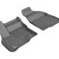 3D MAXpider 2017-2020 Chevrolet Bolt Ev Kagu 1st Row Floormat - Gray