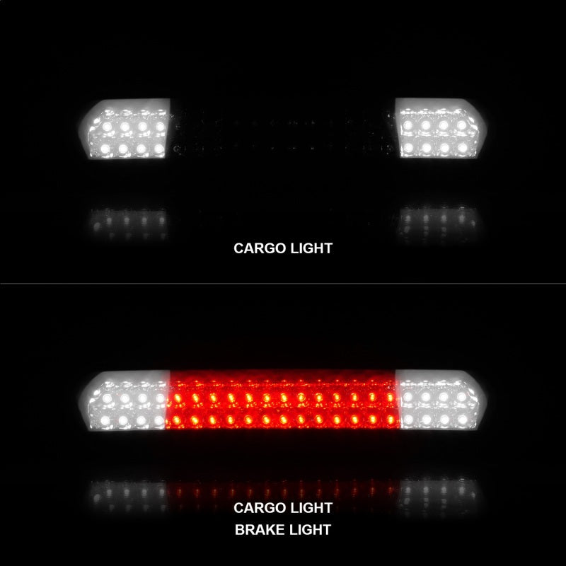 ANZO 2002-2008 Dodge Ram 1500 LED 3rd Brake Light Smoke B - Series