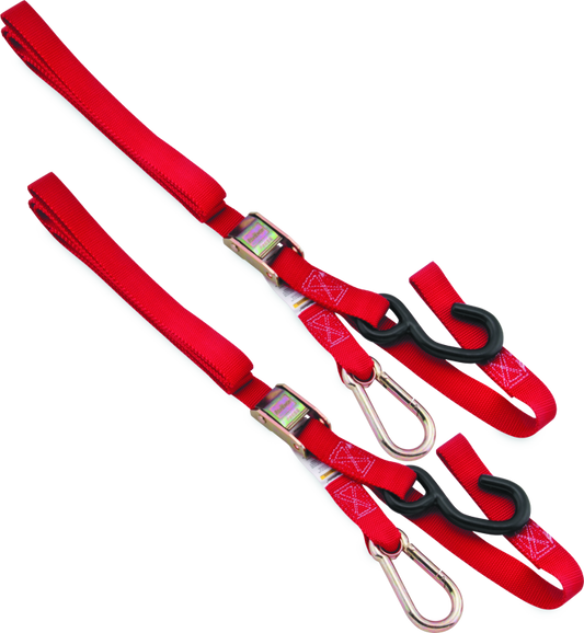 BikeMaster Tiedown Carabiner Softhook - Red