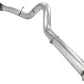 aFe Atlas 5in DPF-Back Aluminized Steel Exh Sys Ford Diesel Trucks 11-14 v8-6.7L td wrinkled blk tip