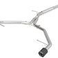 aFe 17-19 Audi A4 (L4-2.0L) MACH Force-Xp  Stainless Steel Axle-Back Exhaust System - Carbon Tip