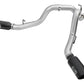 aFe Atlas Exhaust 4in Dual DPF-Back Al Steel w/ Black Tips 16-17 GM Diesel Truck V8-6.6L (td) LML